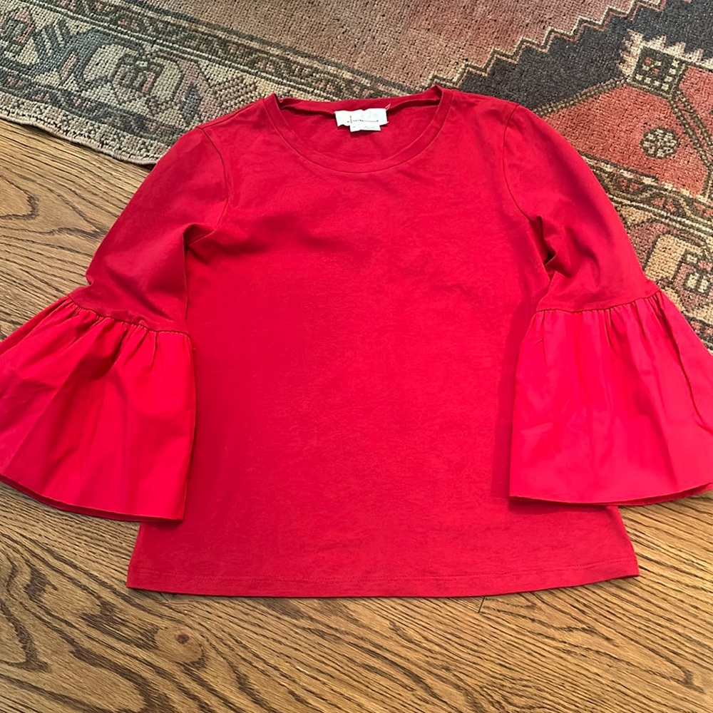Anthropologie red top size small